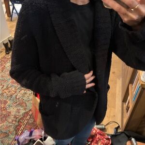 Black Fleece cardigan medium